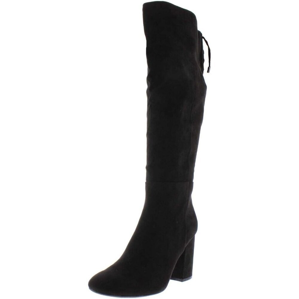 Kenneth Cole Reaction Womens Corie Lace Fashion Boot Black Size 8.5 M